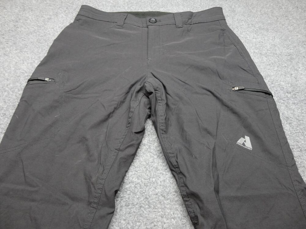 Eddie Bauer Snow Pants Womens 10 Gray First Ascent Softshell Fleece Lined